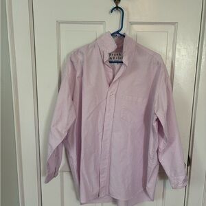 Frank & Eileen Italian Oxford Purple Stripe Button-up, Size Small